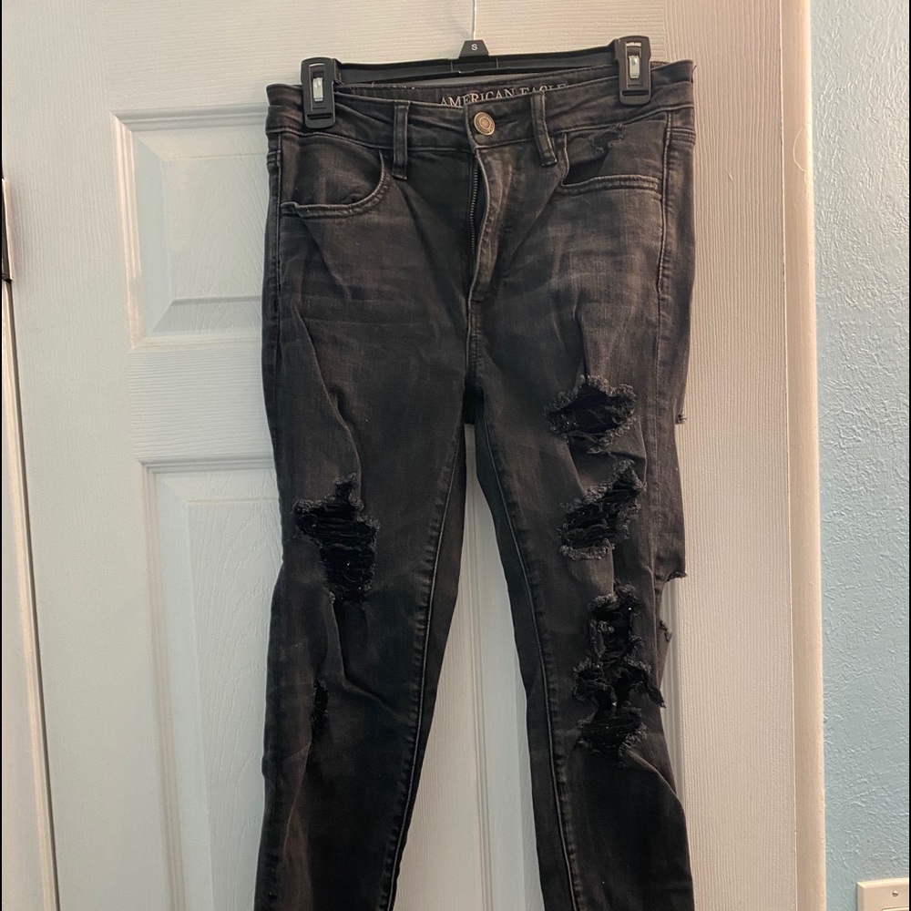 American Eagle distressed jeans